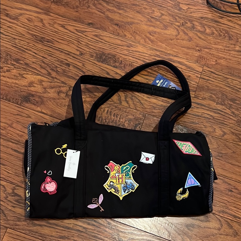 Vera Bradley Harry Potter Black Hogwarts Tote Bag